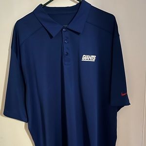 New York Giants Nike Dri-Fit Golf Polo. XXL